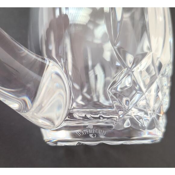 Waterford Cut Crystal Open Sugar and Creamer Set Lismore Pattern CIB - Picture 6 of 10